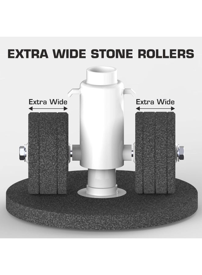 فيديم Vidiem Vision Wet Grinder ST 330 A | 2L SS Drum, Extra Wide Stone Roller & High Torque Motor | Fast Grinding | Includes Coconut Scrapper | ISI Certified | 5 Years Warranty | Cherry Red - Image 4